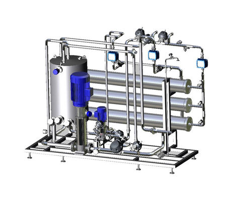 Sistema de tratamiento de aguas purificado soporte de la resbalón, sistema de tratamiento de aguas del RO