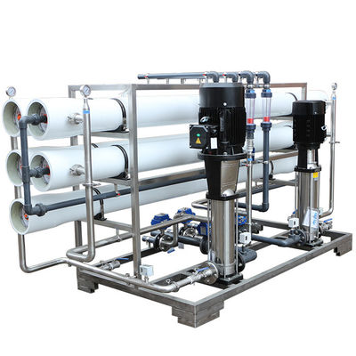 Sistema de tratamiento de aguas de la ósmosis reversa 6TPH, sistema industrial del filtro de agua de la ósmosis reversa