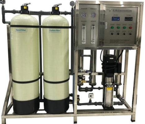 Sistema de tratamiento de aguas de acero de la ósmosis reversa del Ce del Ro de carbono 1000l/H
