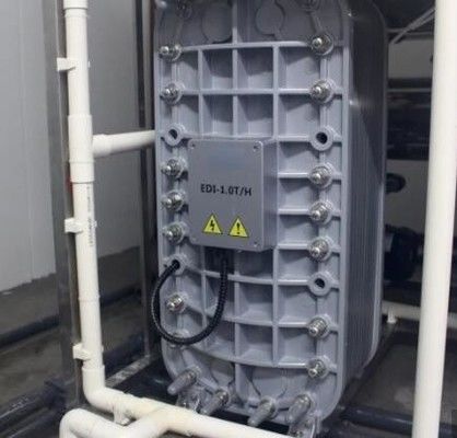 0.5-5m3/H sistema de tratamiento de agua de agua corriente electro desionizador sistema de purificación de dos etapas