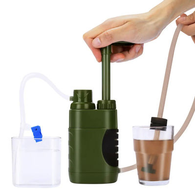 Sistema de purificación de agua móvil con filtro de agua de paja mini portátil