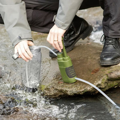 Sistema de filtración de agua portátil de paja de filtración eficiente