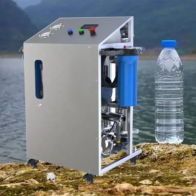 Sistema móvil de depuración de agua RO Dispositivo de desalinización por membrana con bomba de agua