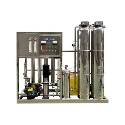 500L/H 1.7kW-380-415V 2xSS304 Tanques de agua salada Planta de agua de ósmosis inversa