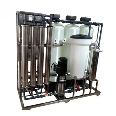 2TPH 3.0kW-380-415V 3xFRP Tanques de agua salada Planta de agua de ósmosis inversa