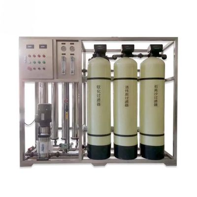 2TPH 3.0kW-380-415V 3xFRP Tanques de agua salada Planta de agua de ósmosis inversa