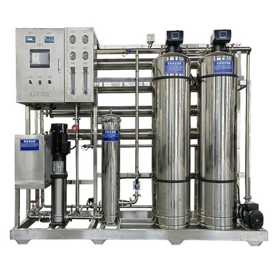 2TPH 3.0kW-380-415V 2xSS304 Tanques de agua salada Planta de agua de ósmosis inversa