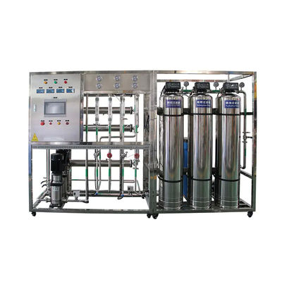 2TPH 3.0kW-380-415V 3xSS304 Tanques de agua salada Planta de agua de ósmosis inversa