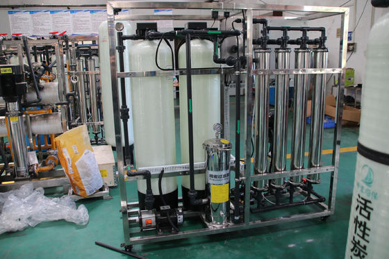 250L/H 1.7kW-380-415V 2xFRP Tanques de agua salada Planta de agua de ósmosis inversa