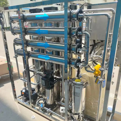 250L/H 1.7kW-380-415V 3xSS304 Tanques de agua salada Planta de agua de ósmosis inversa