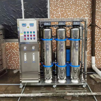 250L/H 1.7kW-380-415V 3xSS304 Tanques de agua salada Planta de agua de ósmosis inversa