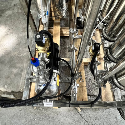 500L/H 1.7kW-380-415V 2x FRP Tanques de agua salada Planta de agua de ósmosis inversa