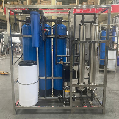 500L/H 1.7kW-380-415V 3xFRP Tanques de agua salada Planta de agua de ósmosis inversa