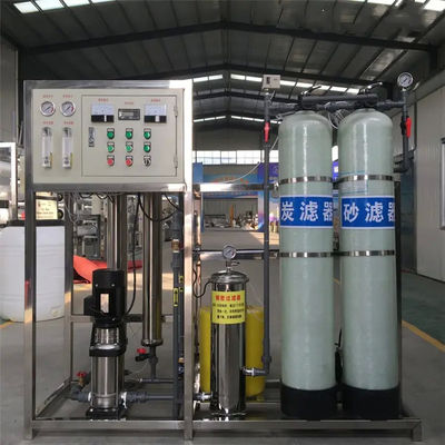 1.5TPH 3.0kW-380-415V 2xFRP Tanques de agua salada Planta de agua de ósmosis inversa