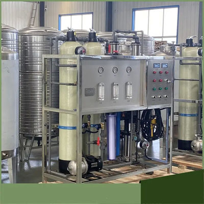 1.5TPH 3.0kW-380-415V 2xFRP Tanques de agua salada Planta de agua de ósmosis inversa