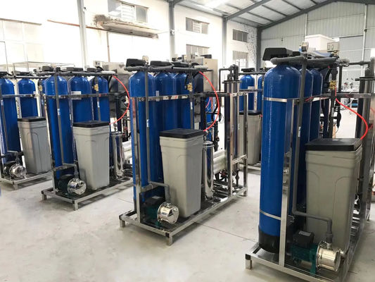 1.5TPH 3.0kW-380-415V 3xFRP Tanques de agua salada Planta de agua de ósmosis inversa