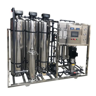 1TPH 2.1kW-380-415V 3xSS304 Tanques de agua salada Planta de agua de ósmosis inversa