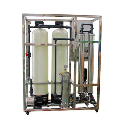 3TPH 5.5kW-380-415V 2xFRP Tanques de agua salada Planta de agua de ósmosis inversa