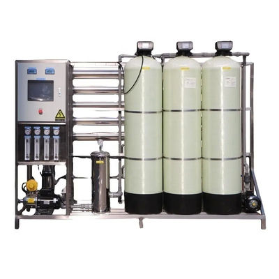 4TPH 5.5kW-380-415V 3xFRP Tanques de agua salada Planta de agua de ósmosis inversa
