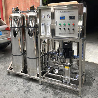 3TPH 5.5kW-380-415V 2xSS304 Tanques de agua salada Planta de agua de ósmosis inversa