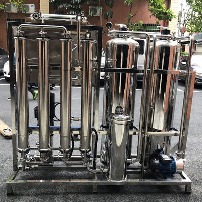 3TPH 5.5kW-380-415V 2xSS304 Tanques de agua salada Planta de agua de ósmosis inversa