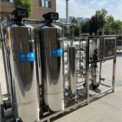 4TPH 5.5kW-380-415V 2xSS304 Tanques de agua salada Planta de agua de ósmosis inversa