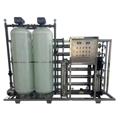 6TPH 7.9kW-380-415V 2xFRP Tanques de agua salada Planta de agua de ósmosis inversa