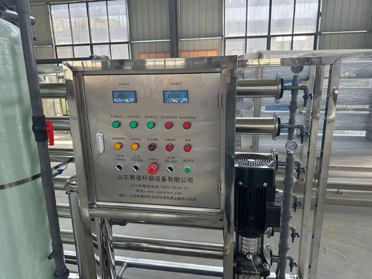 6TPH 7.9kW-380-415V 2xFRP Tanques de agua salada Planta de agua de ósmosis inversa