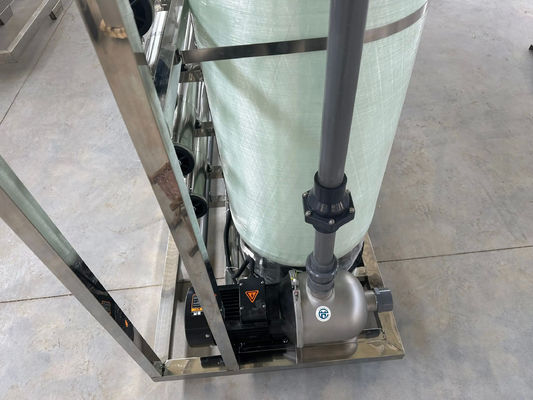 6TPH 7.9kW-380-415V 2xFRP Tanques de agua salada Planta de agua de ósmosis inversa