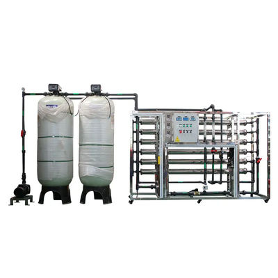 5TPH 7.4kW-380-415V 2xFRP Tanques de agua salada Planta de agua de ósmosis inversa