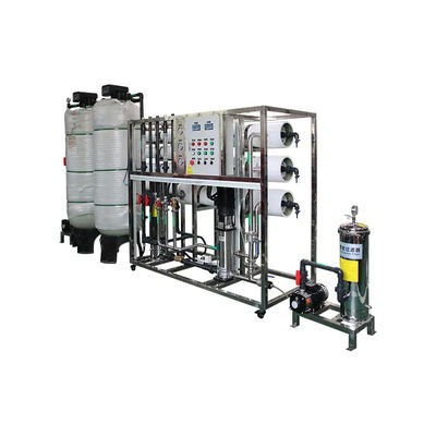 8TPH 14kW-380-415V 2xFRP Tanques de agua salada Planta de agua de ósmosis inversa