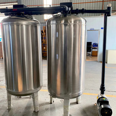 6TPH 7.9kW-380-415V 2xSS304 Tanques de agua salada Planta de agua de ósmosis inversa
