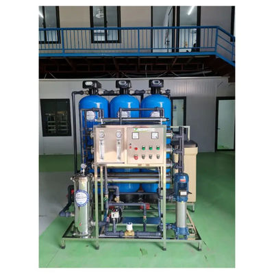 6TPH 7.9kW-380-415V 3xFRP Tanques de agua salada Planta de agua de ósmosis inversa