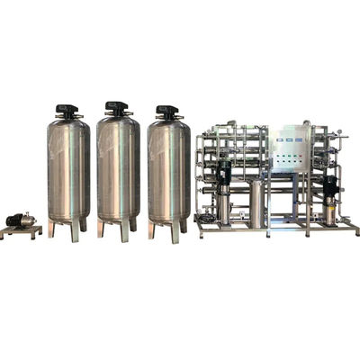 8TPH 14kW-380-415V 3xSS304 Tanques de agua salada Planta de agua de ósmosis inversa