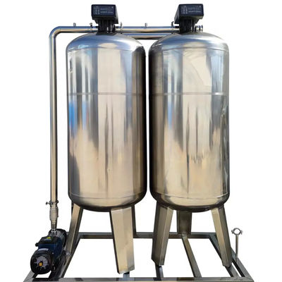 8TPH 14kW-380-415V 2xSS304 Tanques de agua salada Planta de agua de ósmosis inversa