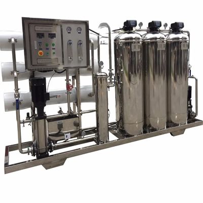 5TPH 7.4kW-380-415V 3xSS304 Tanques de agua salada Planta de agua de ósmosis inversa