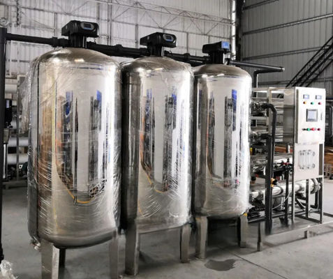 6TPH 7.9kW-380-415V 3xSS304 Tanques de agua salada Planta de agua de ósmosis inversa