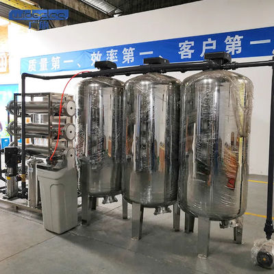 6TPH 7.9kW-380-415V 3xSS304 Tanques de agua salada Planta de agua de ósmosis inversa