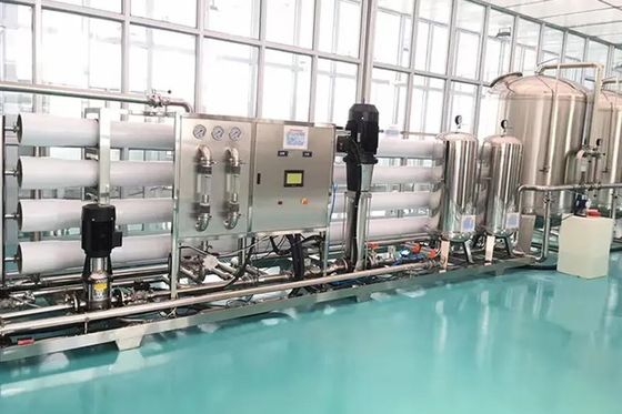10TPH 19kW-380-415V 3xSS304 Tanques de agua salada Planta de agua de ósmosis inversa