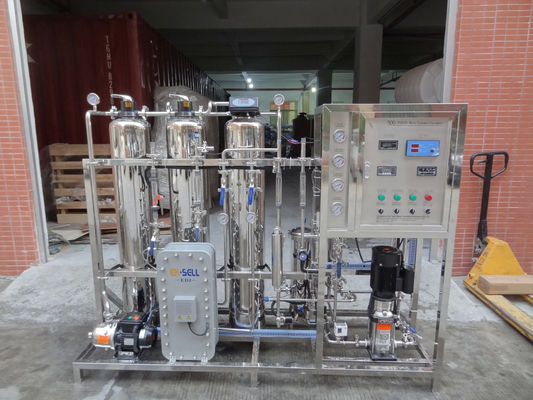 500 litros por hora Máquina de agua ultrapura SUS Tanque para agua doméstica archivado