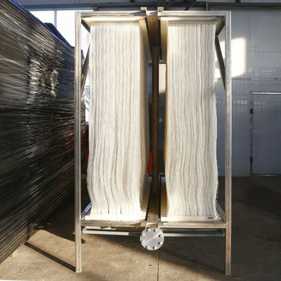 Módulo de cortina de membrana de MBR PVDF con marco de acero inoxidable