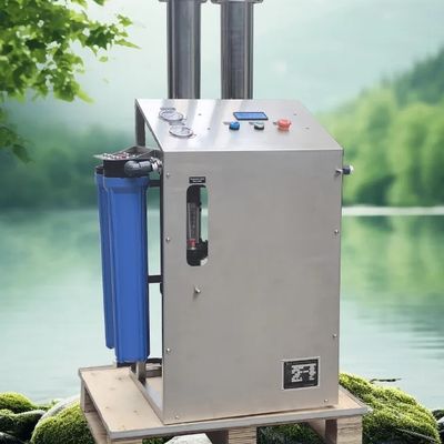1500GPD Sistema de purificación de agua móvil comercial para aguas de pozo