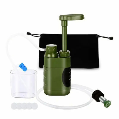 Purificador de agua para exteriores herramienta de filtro de agua de emergencia de supervivencia
