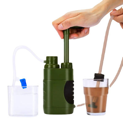 Purificador de agua para exteriores herramienta de filtro de agua de emergencia de supervivencia