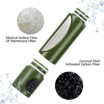 Purificador de agua para exteriores herramienta de filtro de agua de emergencia de supervivencia