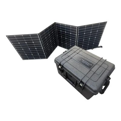 120L/H RO Desalinización solar de agua potable Sistema móvil de purificación de agua
