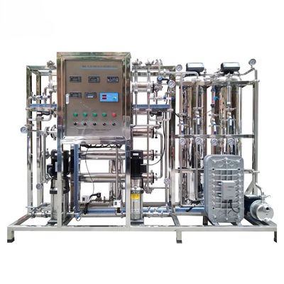 Máquina de agua ultrapura de doble etapa de 1000L/h para la industria alimentaria