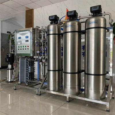 Máquina de agua ultrapura de doble etapa de 1000L/h para la industria alimentaria