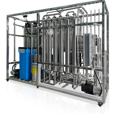 1000Lph RO+EDI de doble etapa para filtración de agua industrial