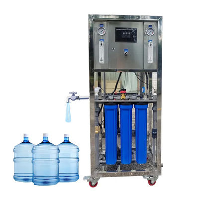 98%~99% tasa de desalinización 250 LPH planta comercial de ósmosis inversa para agua potable